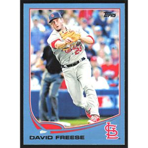 2013 Topps Wal-Mart Blue #658 David Freese