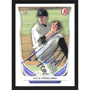 2014 Bowman Draft #DP5 Kyle Freeland Autographed