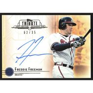 2014 Topps Tribute Autographs Sepia #TA-FF Freddie Freeman Autographed