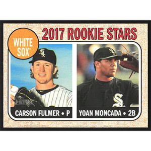 2017 Topps Heritage #117 C. Fulmer/Y. Moncada Rookie Stars