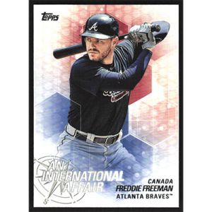 2018 Topps Update An International Affair #IA-3 Freddie Freeman