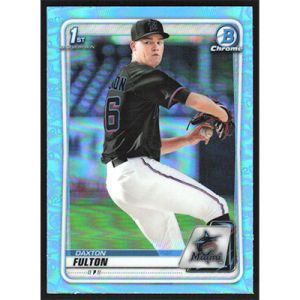 2020 Bowman Chrome Draft Sky Blue #BD-131 Daxton Fulton