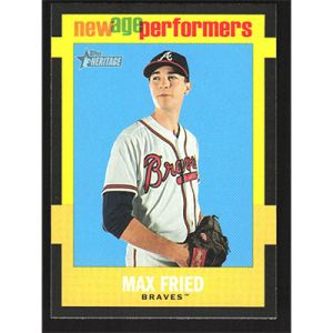 2020 Topps Heritage New Age Performers #NAP-23 Max Fried