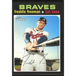 2020 Topps Heritage #263 Freddie Freeman