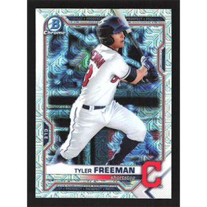 2021 Bowman Chrome Mega Box Prospects Refractors #BCP-182 Tyler Freeman
