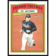 2021 Topps Heritage #40 Freddie Freeman In Action