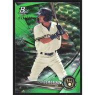 2022 Bowman Platinum Top Prospects Emerald Ice Foilboard #TOP-49 Sal Frelick