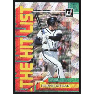 2022 Donruss The Hit List Rapture #THL-7 Freddie Freeman
