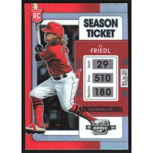 2022 Panini Chronicles Contenders Optic Holo #16 TJ Friedl