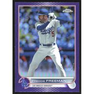 2022 Topps Chrome Update Purple Refractors #USC54 Freddie Freeman