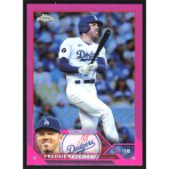 2023 Topps Chrome Pink Refractors #5 Freddie Freeman