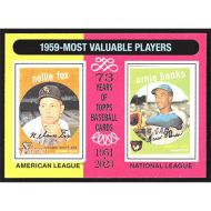 2024 Topps Heritage #191 N. Fox/E. Banks MVPs
