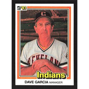 1981 Donruss #442 Dave Garcia