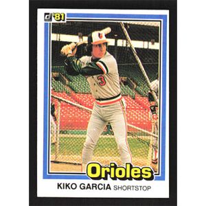 1981 Donruss #514 Kiko Garcia