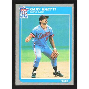 1985 Fleer #278 Gary Gaetti