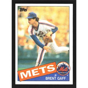 1985 Topps #546 Brent Gaff