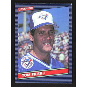 1986 Leaf #211 Tom Filer