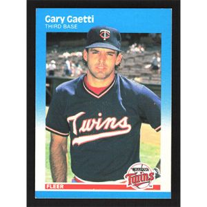 1987 Fleer #540 Gary Gaetti