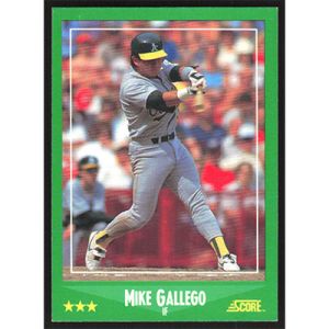 1988 Score #428 Mike Gallego
