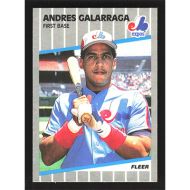 1989 Fleer #376 Andres Galarraga