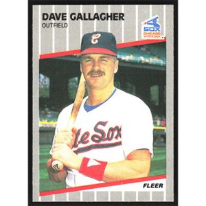 1989 Fleer #496 Dave Gallagher