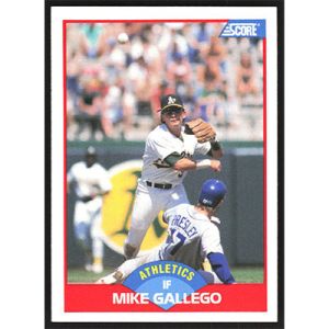 1989 Score #537 Mike Gallego