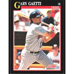1991 Score #325 Gary Gaetti