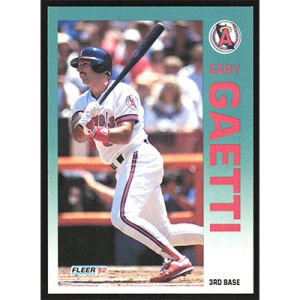 1992 Fleer #58 Gary Gaetti