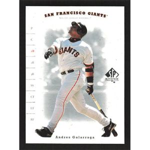 2001 SP Authentic #203 Andres Galarraga