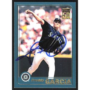 2001 Topps #640 Freddy Garcia Autographed