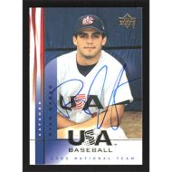 2002 USA Baseball National Team #23 Ryan Garko Thin Line Autographed