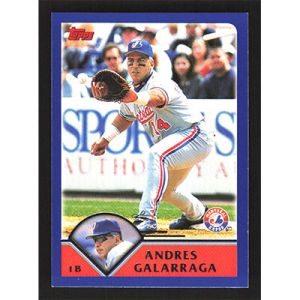 2003 Topps #27 Andres Galarraga