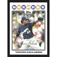 2008 Topps #39 Yovani Gallardo