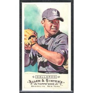 2009 Topps Allen & Ginter Mini A & G Back #347 Yovani Gallardo SP