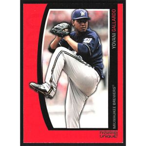 2009 Topps Unique Red #112 Yovani Gallardo