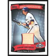 2010 Topps Peak Performance Relics #PPR-YG Yovani Gallardo Bat
