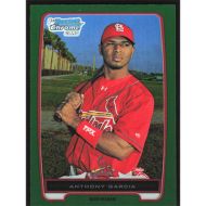 2012 Bowman Chrome Prospects Green Refractors #BCP158 Anthony Garcia
