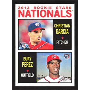 2013 Topps Heritage #167 C. Garcia/E. Perez Rookie Stars