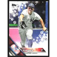 2016 Topps Wal-Mart Holiday Snowflake #HMW10 Brett Gardner