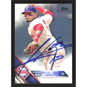 2016 Topps #461 Freddy Galvis Autographed