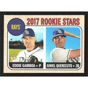 2017 Topps Heritage #127 E. Gamboa/J. Querecuto Rookie Stars