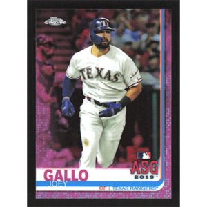 2019 Topps Chrome Update Pink Refractors #95 Joey Gallo All-Star
