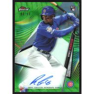 2020 Finest Autographs Green Wave Refractors #FA-RG Robel Garcia Autographed