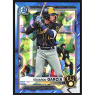 2021 Bowman Chrome Draft Sapphire #BDC-22 Eduardo Garcia
