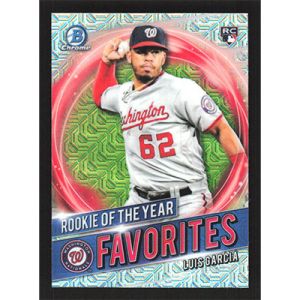2021 Bowman Chrome Mega Box Rookie of the Year Favorites Refractors #RRY-LG Luis Garcia