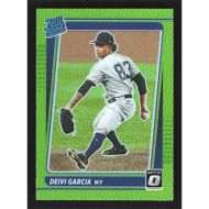 2021 Donruss Optic Lime Green #54 Deivi Garcia Rated Rookie