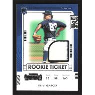 2021 Panini Contenders Rookie Ticket Jerseys #RTJ-DG Deivi Garcia Pinstripe