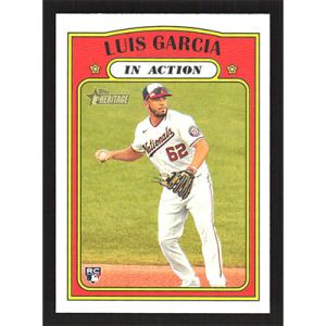 2021 Topps Heritage #110 Luis Garcia In Action