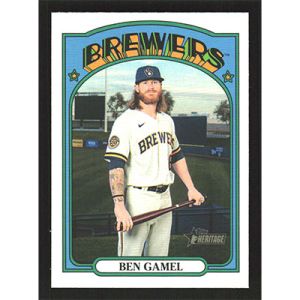 2021 Topps Heritage #432 Ben Gamel SP