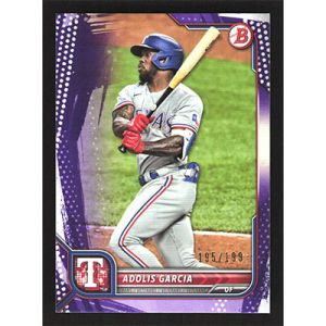 2022 Bowman Purple Pattern #53 Adolis Garcia
